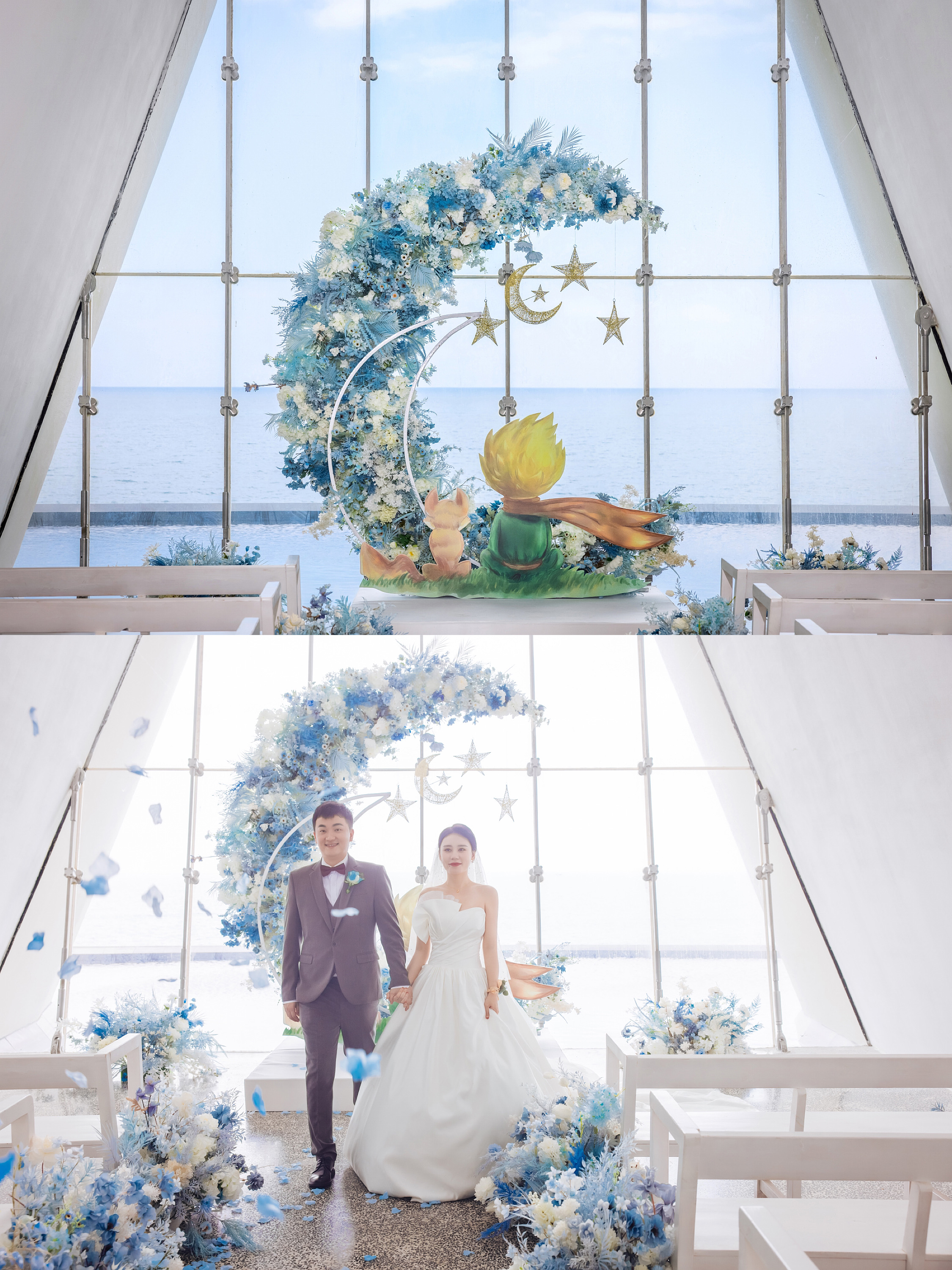 我结婚了！是梦想中的海边教堂⛪️婚礼呀-礼成真实婚礼案例