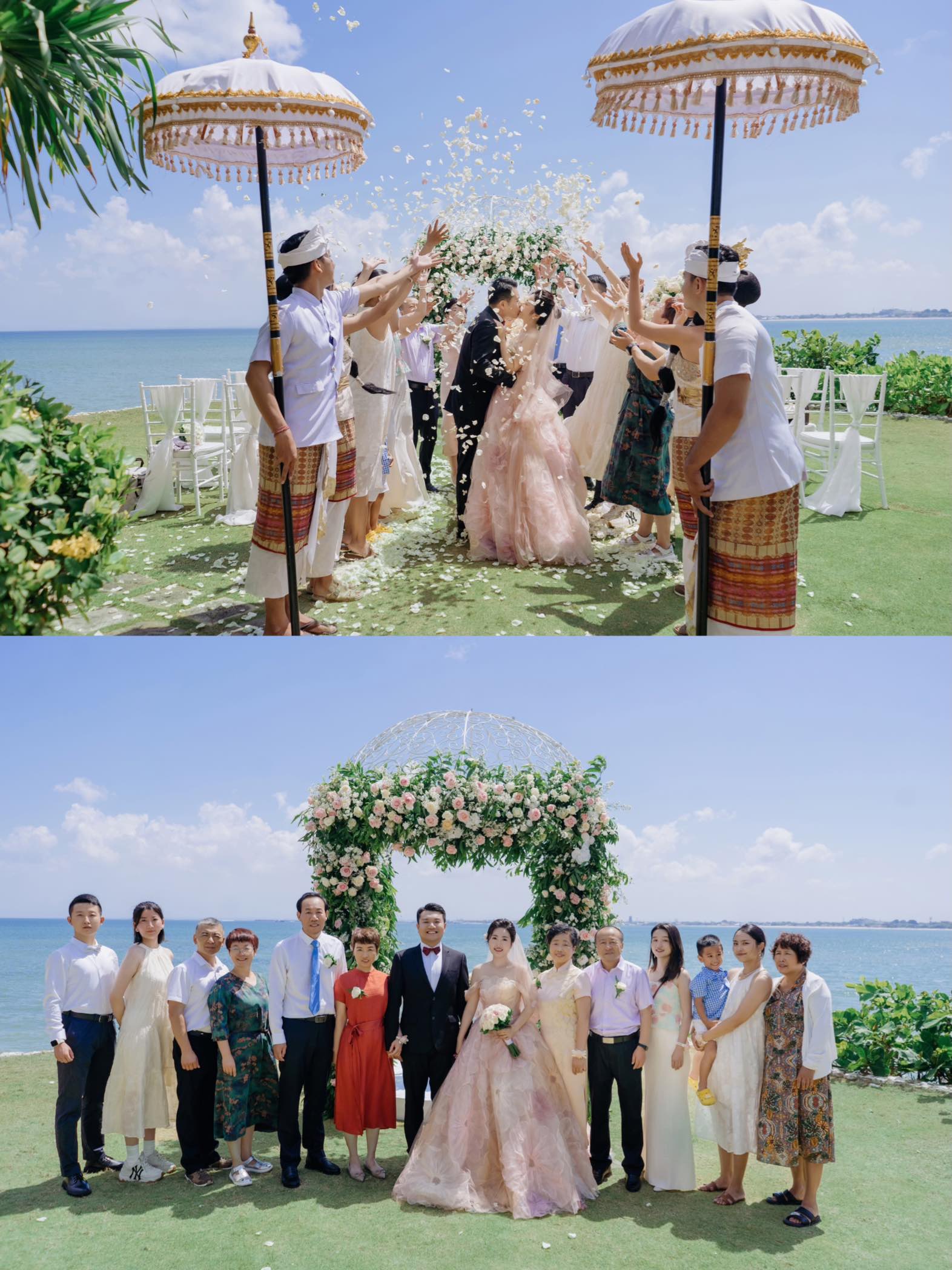 反向结婚，14人巴厘岛婚礼+国内答谢宴，真不错-礼成真实婚礼案例
