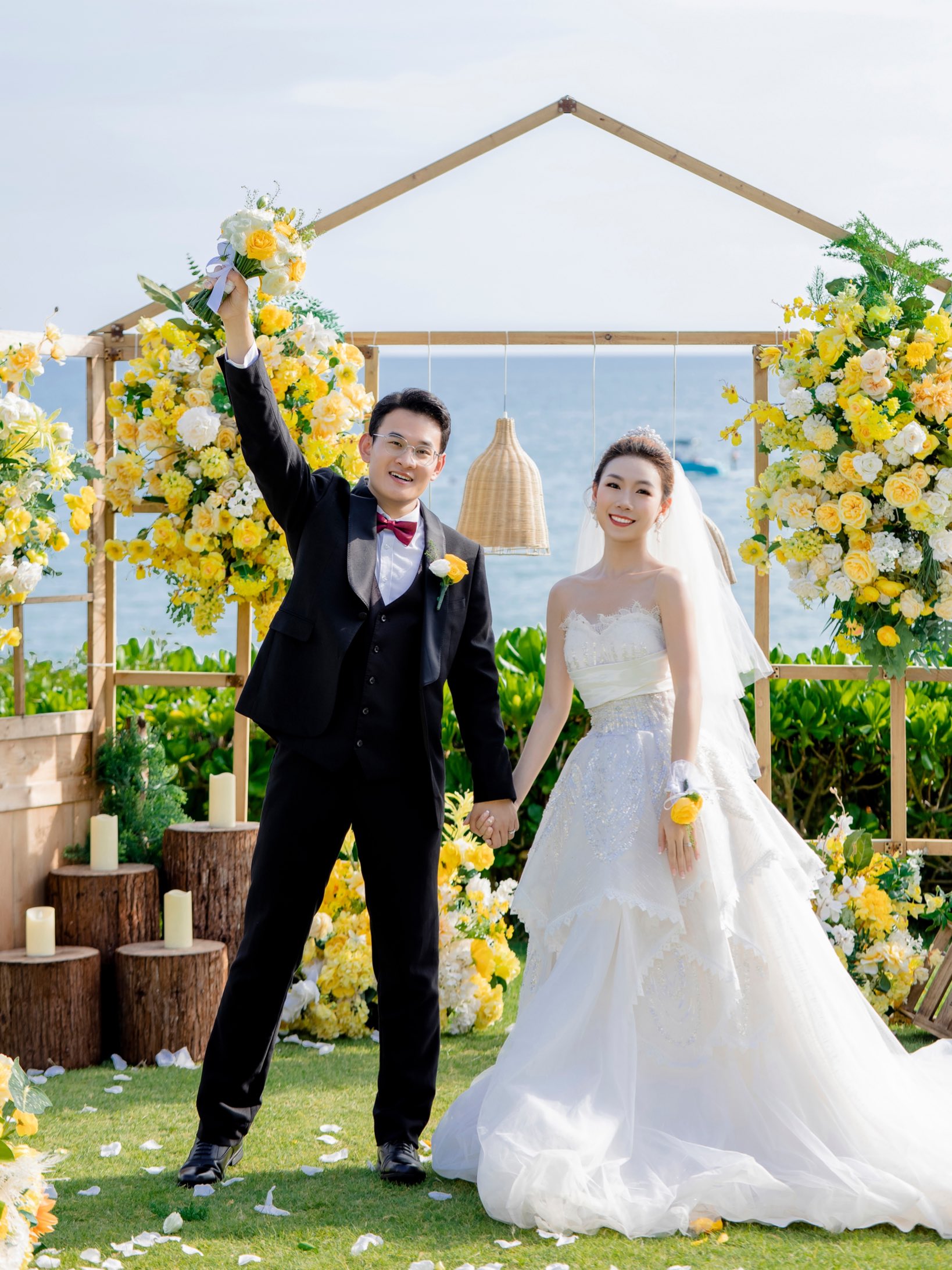 不花父母钱👉三亚小预算婚礼🍃大满足❗-礼成真实婚礼案例