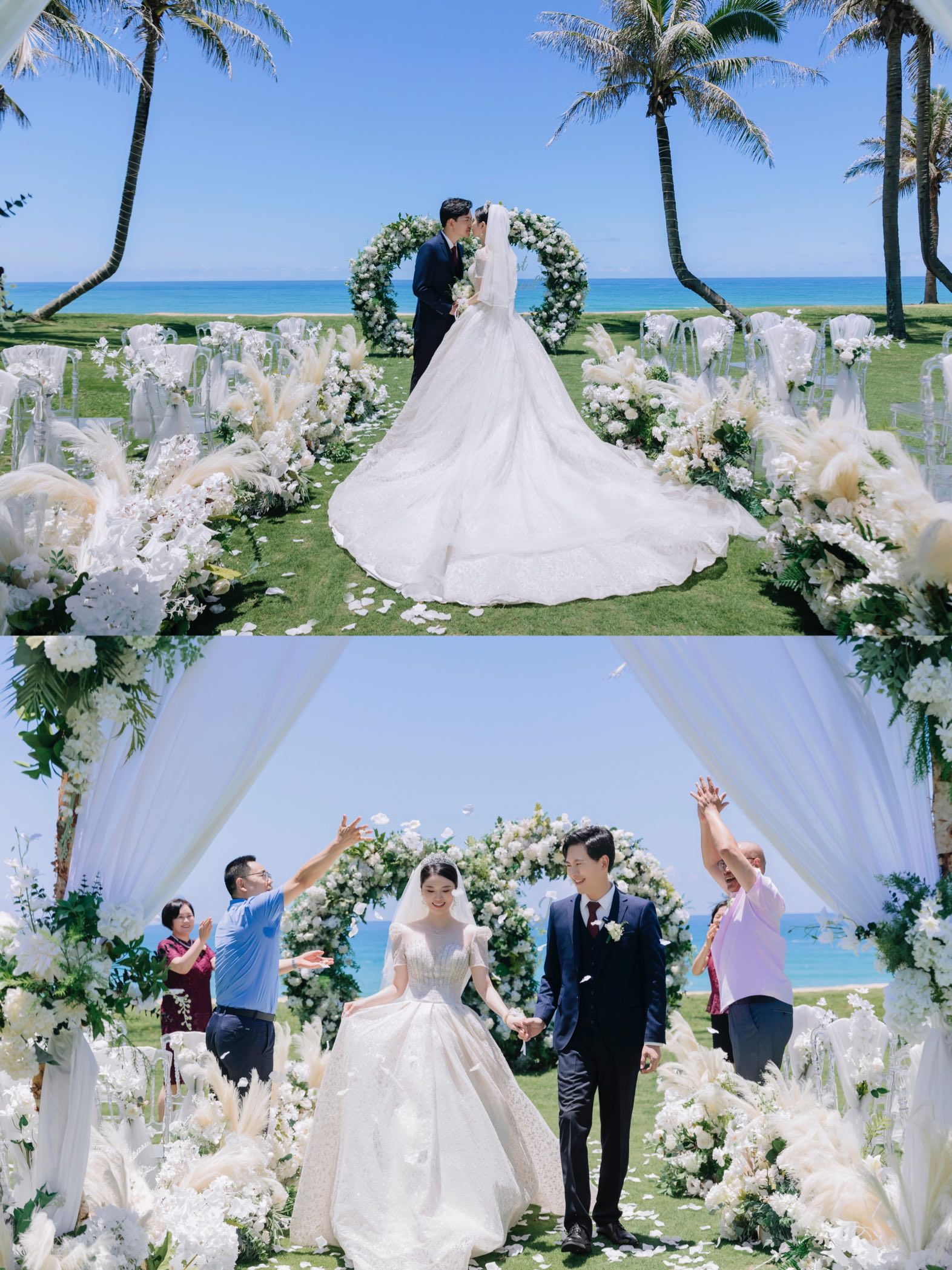 不摆酒无婚宴|三亚户外婚礼超轻松流程分享-礼成真实婚礼案例