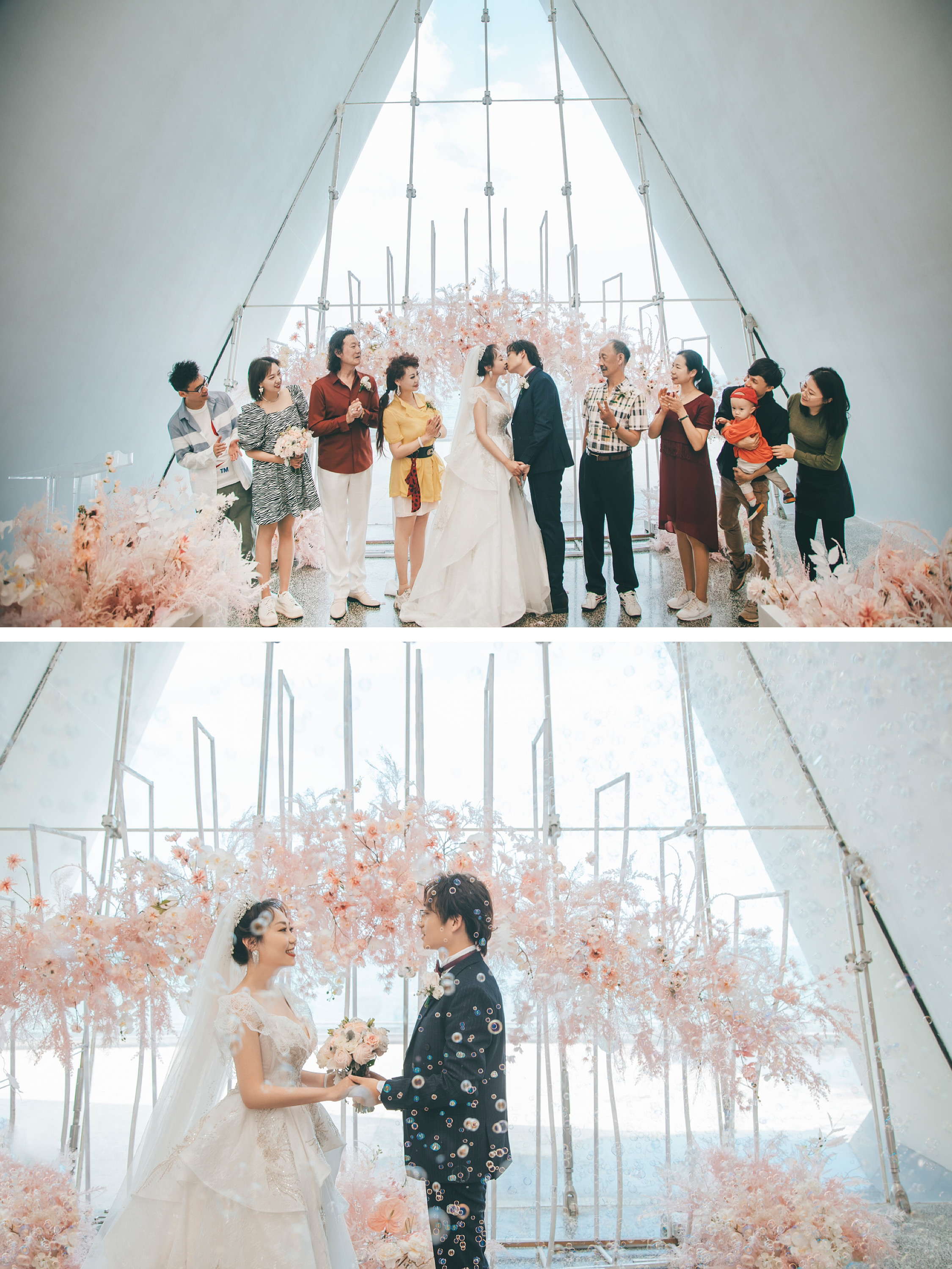 日月湾教堂YYDS💒梦中婚礼圆满礼成-礼成真实婚礼案例