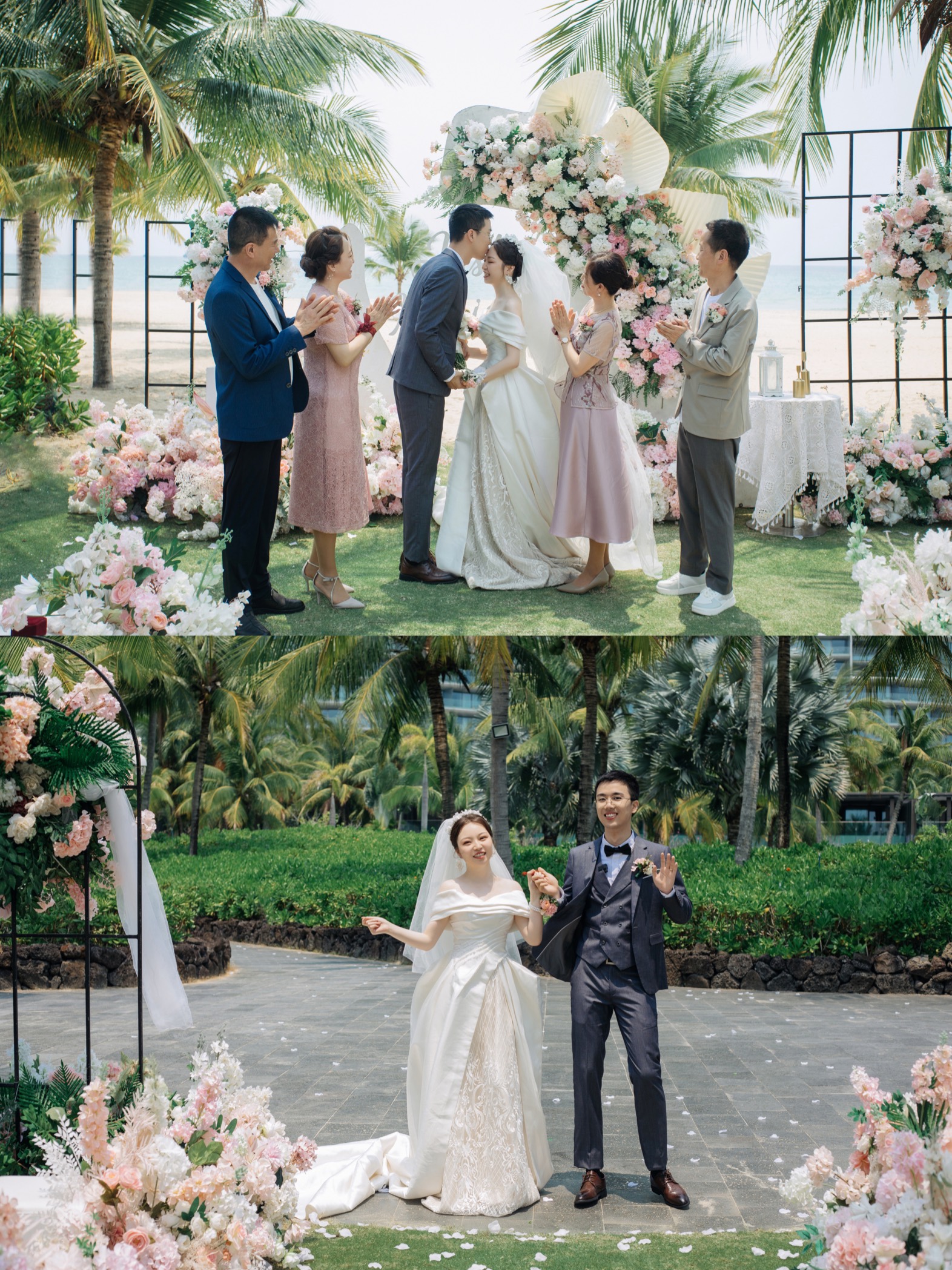 是谁想办三亚婚礼？6⃣️人海边婚礼攻略来啦-礼成真实婚礼案例