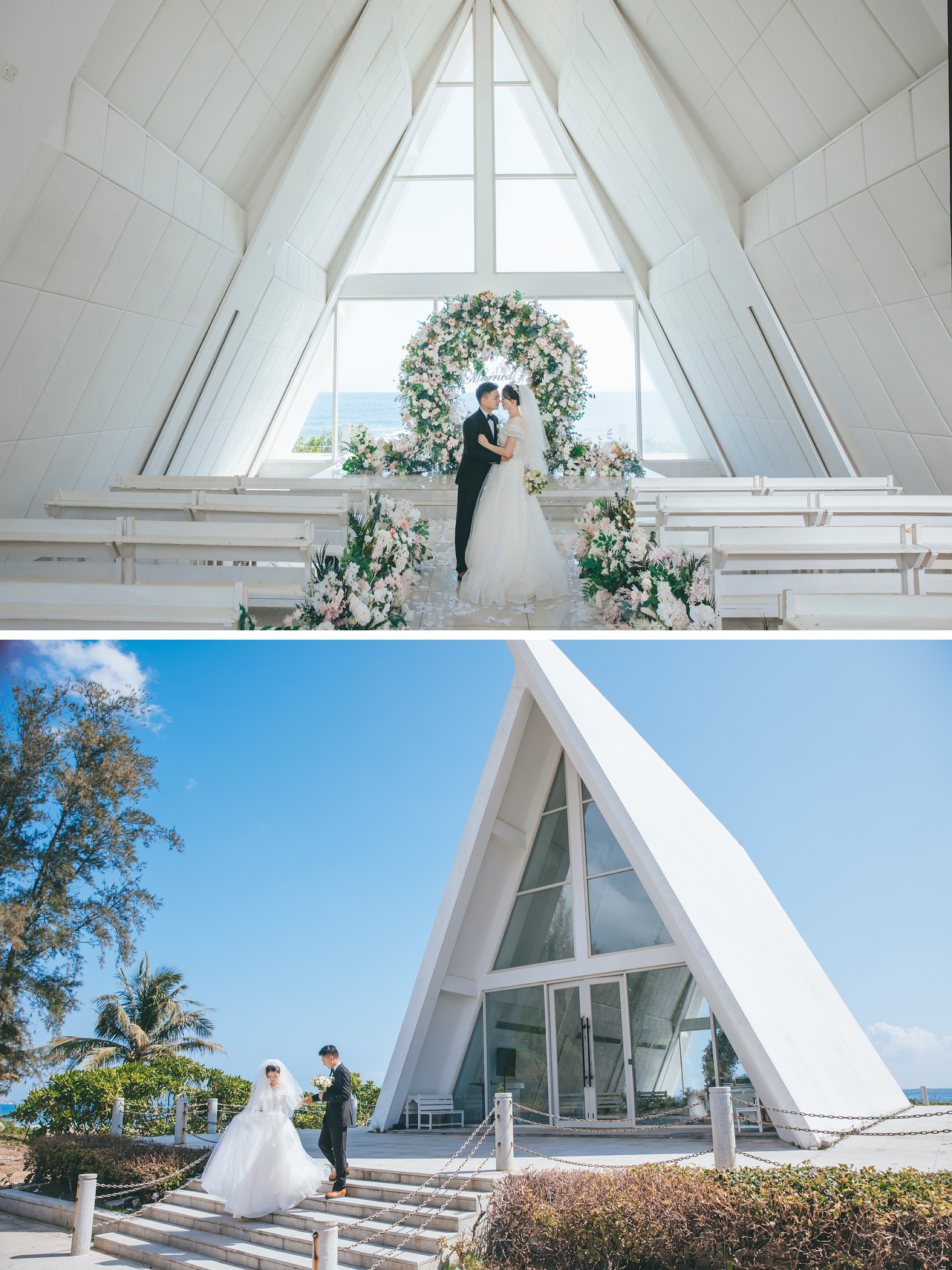 一秒沦陷！5个人的三亚婚礼谁能不爱吖-礼成真实婚礼案例