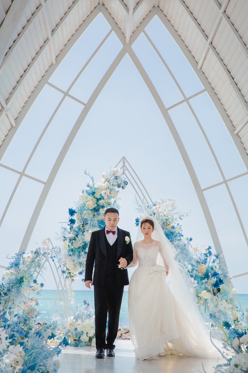两人的三亚海岛婚礼✍🏻️全经验分享-礼成真实婚礼案例