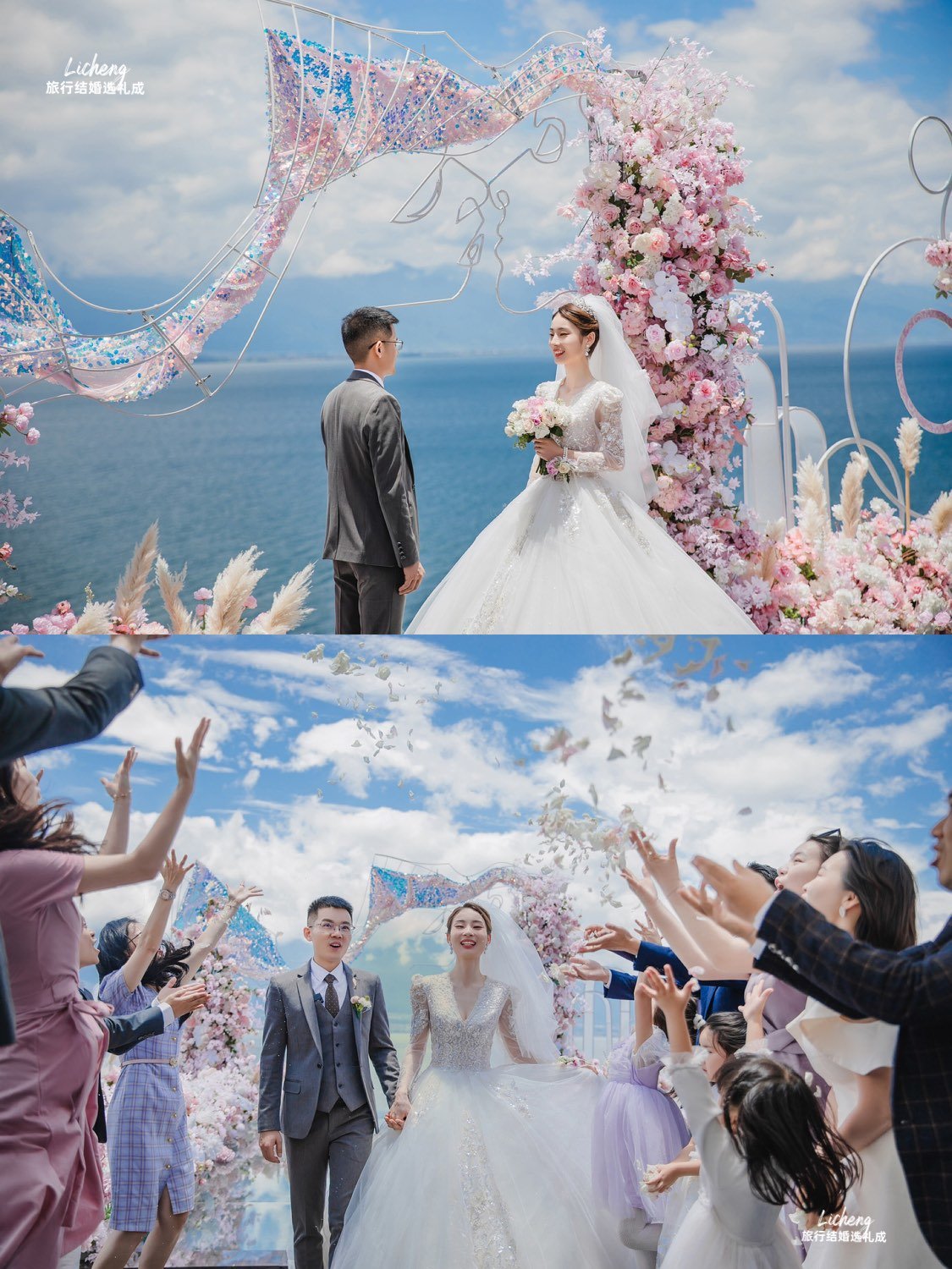说真的，爱死我的婚礼了🤣小预算旅行结婚yyds-sanya-婚礼案例-礼成-3