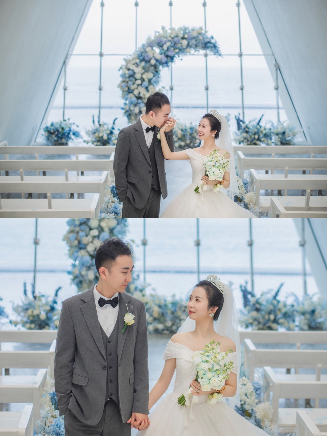 日月湾教堂2人私奔婚礼💒结了种很新的婚-sanya-婚礼案例-礼成-2