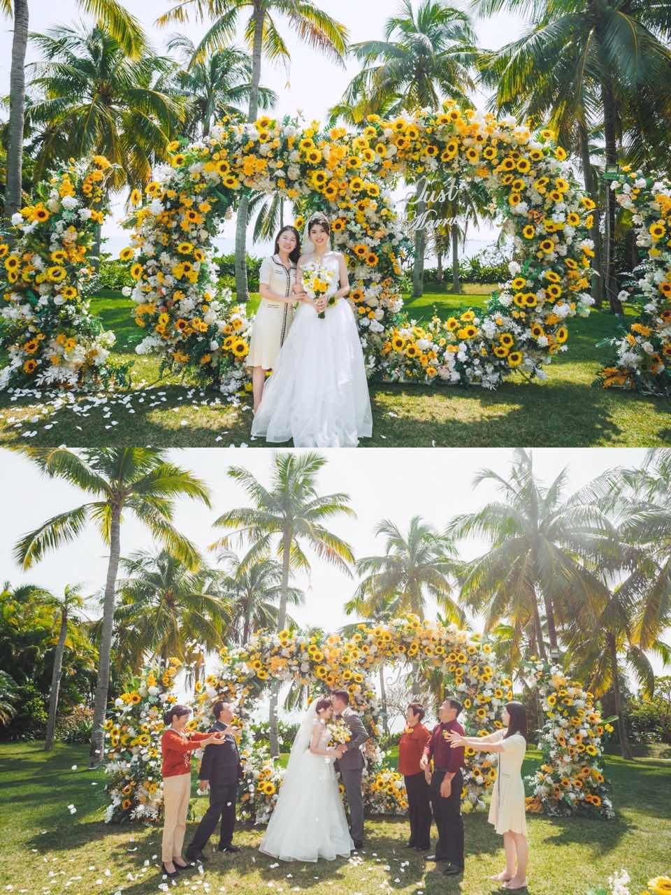 7个人的三亚婚礼，尽情放肆大笑吧！-sanya-婚礼案例-礼成-4