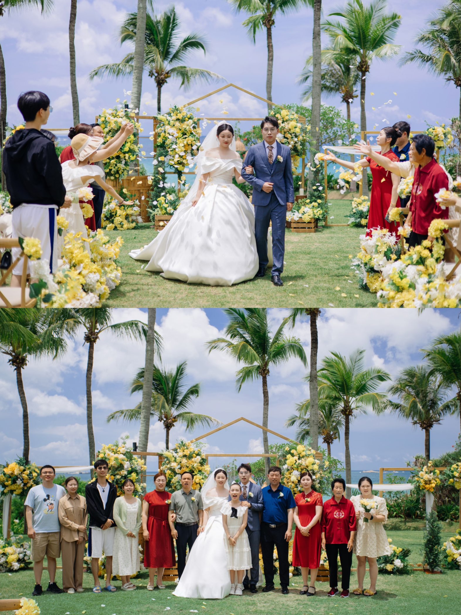 不办婚礼开心值100%，办三亚婚礼10000%-礼成真实婚礼案例