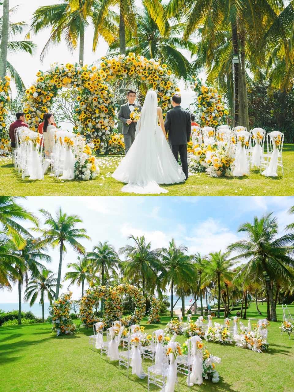 7个人的三亚婚礼，尽情放肆大笑吧！-sanya-婚礼案例-礼成-2