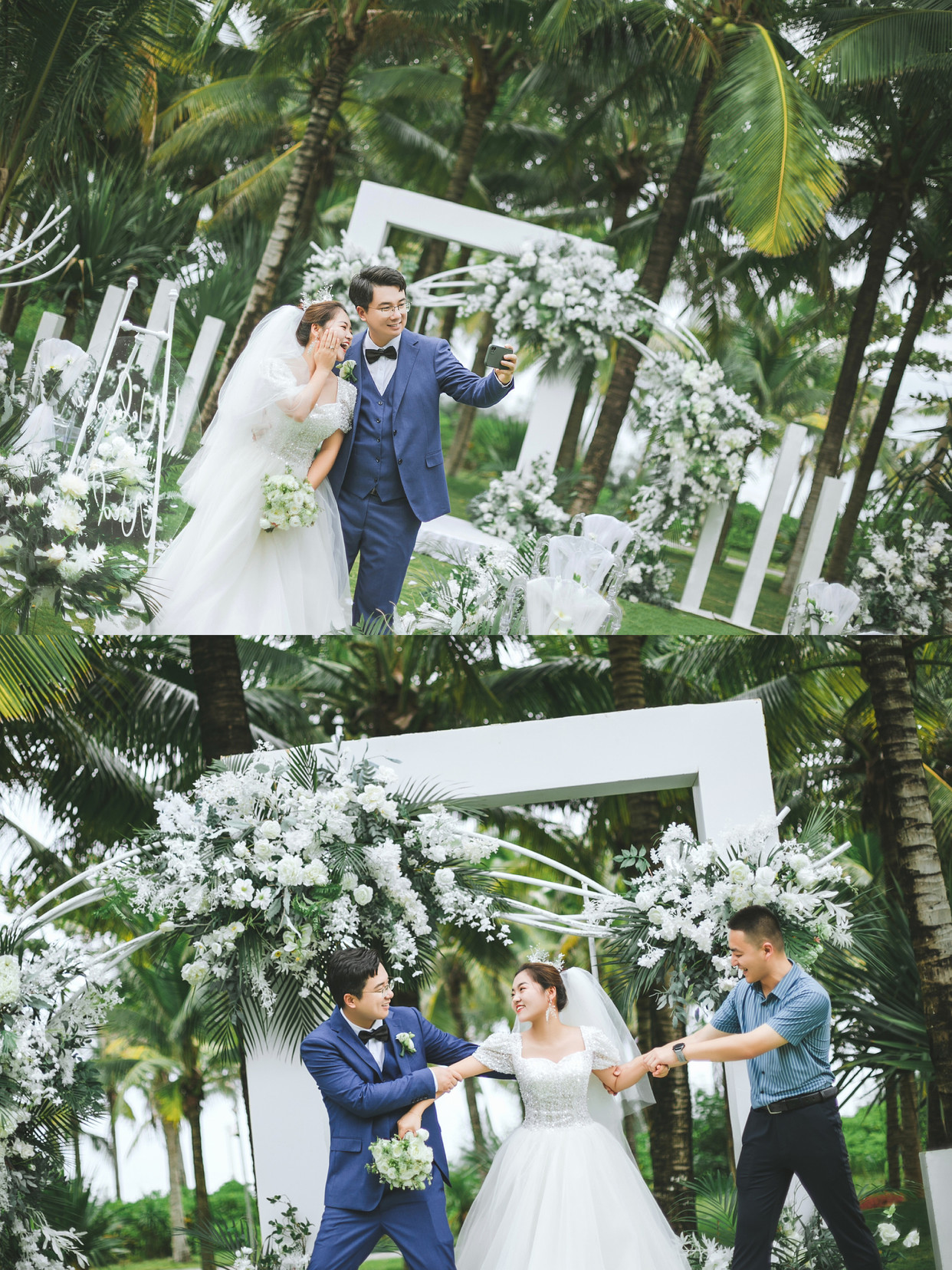 在三亚办一场小型海岛婚礼，真实感受来了~-sanya-婚礼案例-礼成-3